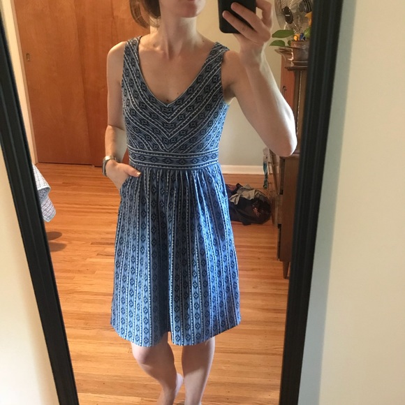Blue sundress Maeve Anthropologie size 2 - Picture 3 of 8